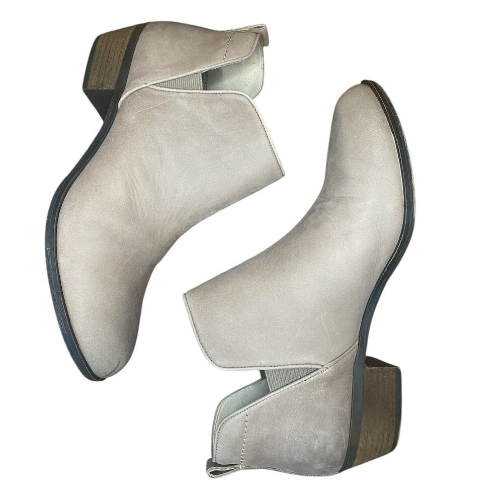 BP. Taupe Oiled Leather Ankle Boots (Nordstroms)